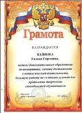 Грамота за личные достижения в педагогической деятельности 2014г. Грамота за личные достижения в педагогической деятельности 2014г.